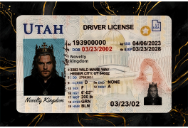 Utah Fake Dirvers Licence